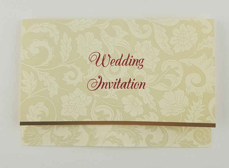 ABC 2127 Wedding Invitation