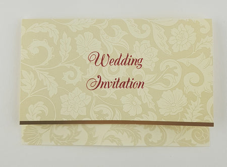 ABC 2127 Wedding Invitation