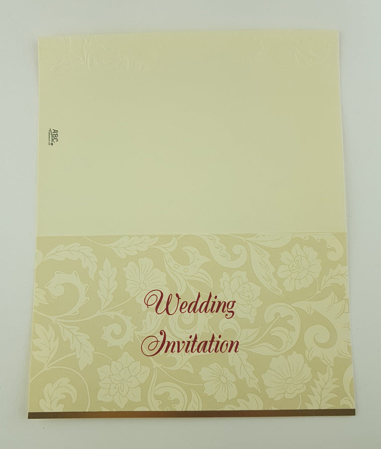 ABC 2127 Wedding Invitation