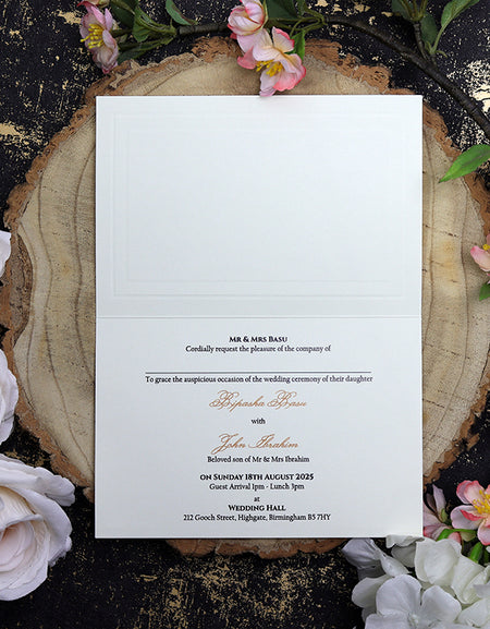 Panache 2153G Personalised Invitation