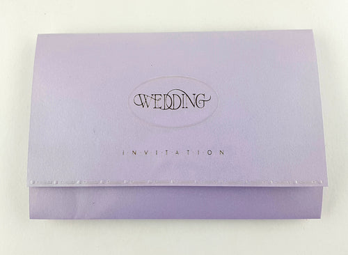 Load image into Gallery viewer, Panache 3008 pearlescent lilac cheap wedding cards
