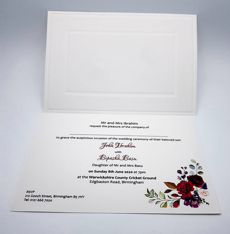 Panache 3050 Floral Invitation