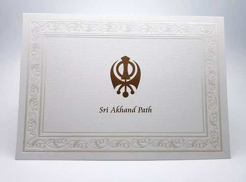 Load image into Gallery viewer, Panache 3077A Akhand Path Invitation
