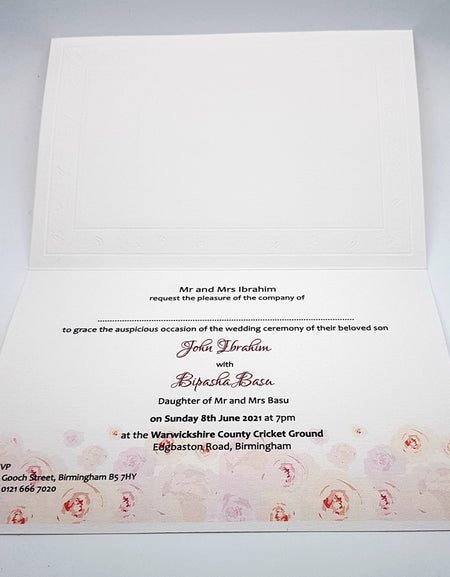 Panache 3077 - 201 Floral Invitation