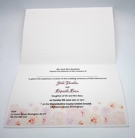 Panache 3077 - 201 Floral Invitation