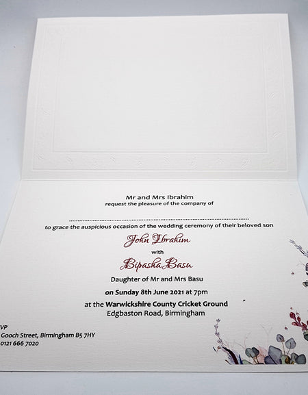 Panache 3077 - 202 Floral Invitation