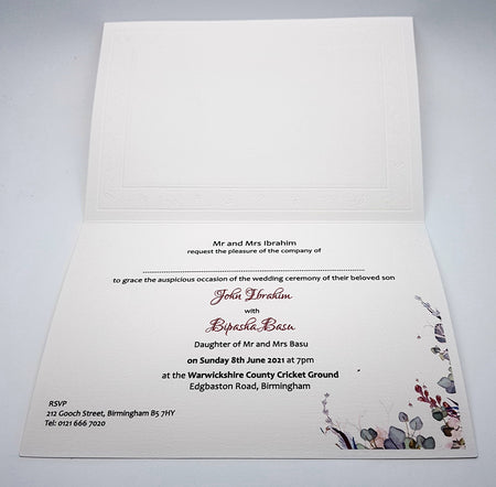 Panache 3077 - 202 Floral Invitation