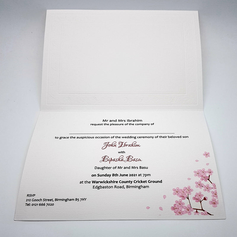 Panache 3077 - 203 Floral Invitation