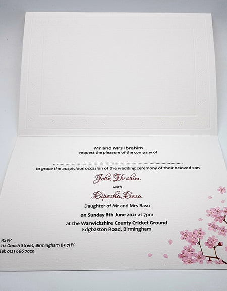 Panache 3077 - 203 Floral Invitation
