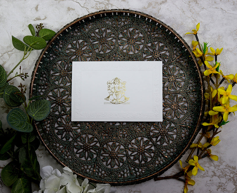 Simple Cheap Indian Wedding Card