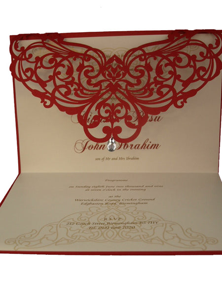 CW 3108 Laser Cut Invitation