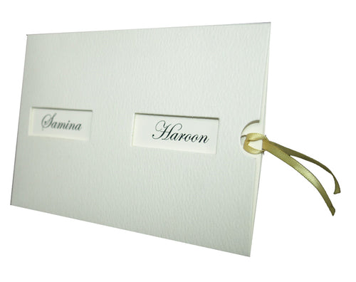 Load image into Gallery viewer, ABC 675 Double Window Pocket Invitation Card
