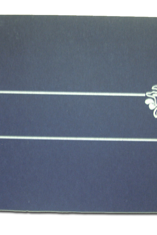 Load image into Gallery viewer, HW054 Navy Blue and silver paisley Indian invitations
