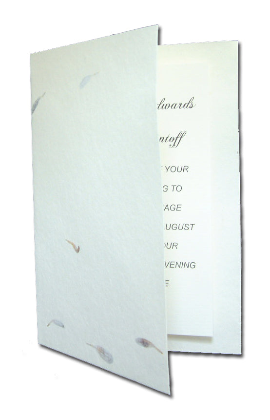 Corn Flower 1511 100% recycled printers wedding cards blanks