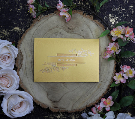 Panache 5010 Goldie Bronze Iridescent party invitation