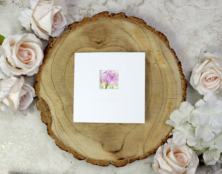5049 pink wedding bouquet invitations