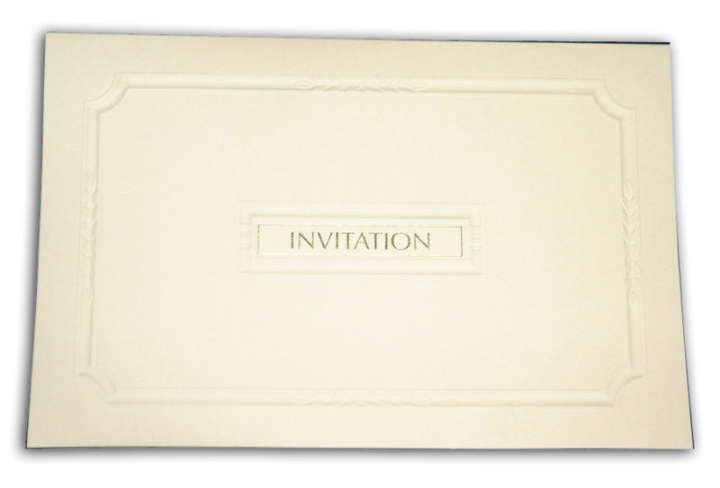 Panache 5092 Simple Elegance cream party invitations