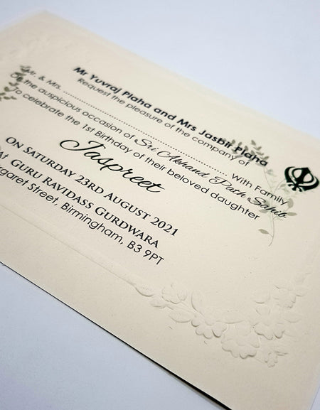 Paanache 5112 - 101 Akhand Path Invitation