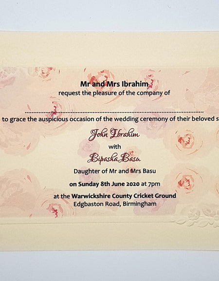 Paanache 5112 - 105 Invitation