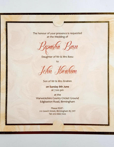 ABC 5132 Vellum Invitation