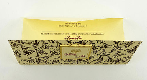 Load image into Gallery viewer, Modern Landscape Two-Fold Filligree Personalised Invitation SC 5635
