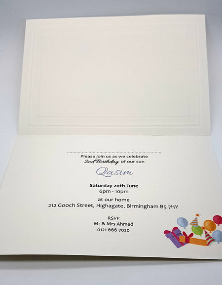 Panache 823 BHG Birthday Invitation