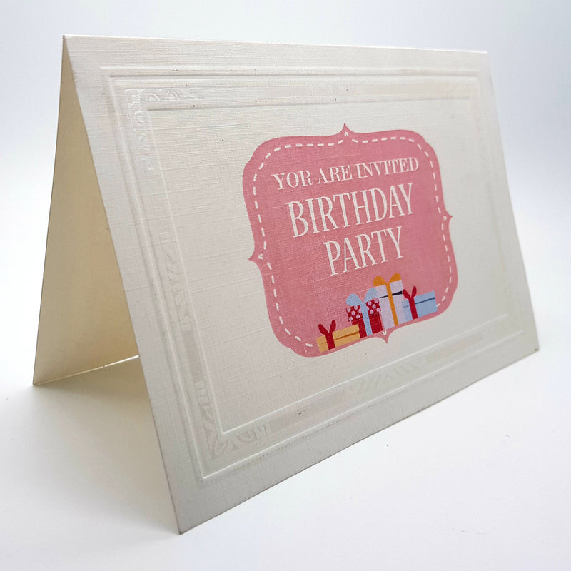 Panache 823 GBP Birthday Invitation
