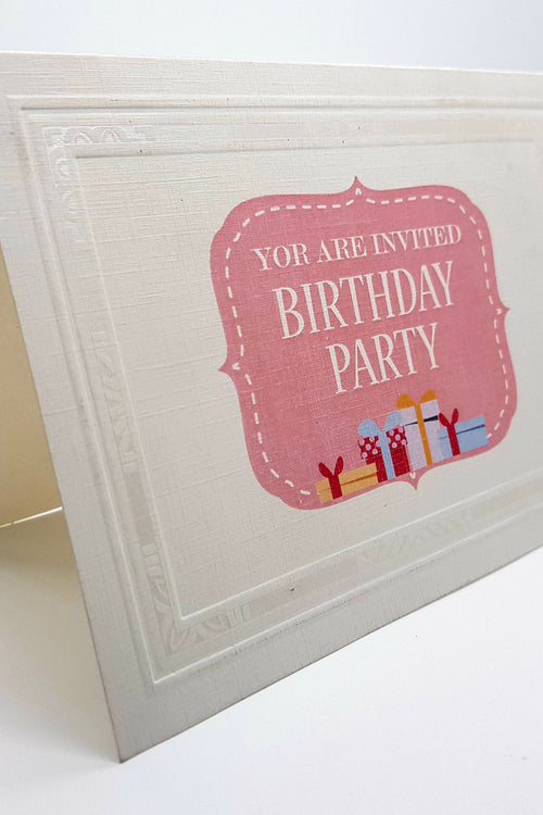 Load image into Gallery viewer, Panache 823 GBP Birthday Invitation
