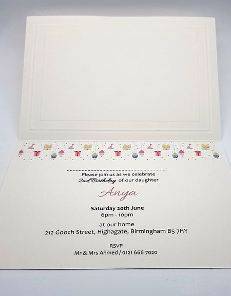Panache 823 CGH Birthday Invitation