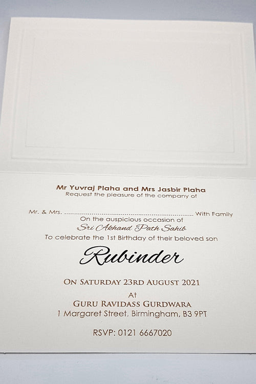 Load image into Gallery viewer, Panache 823 Marble Akhand Path Invitation

