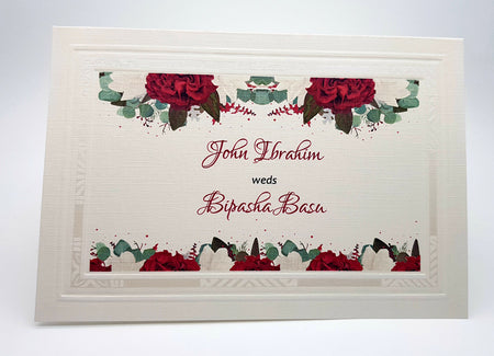Panache 823- 101  Floral Invitation