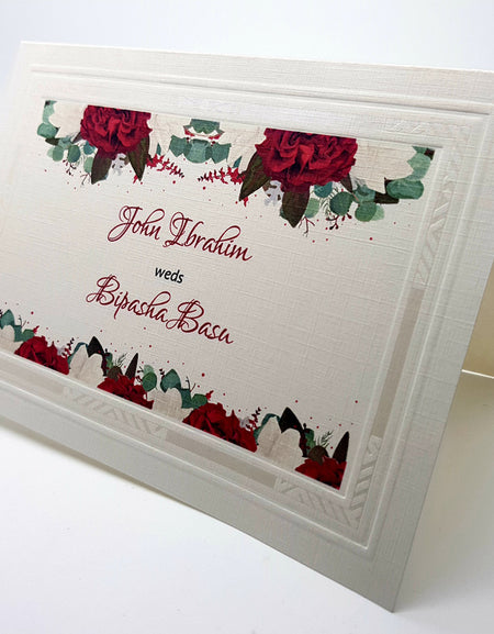 Panache 823- 101  Floral Invitation