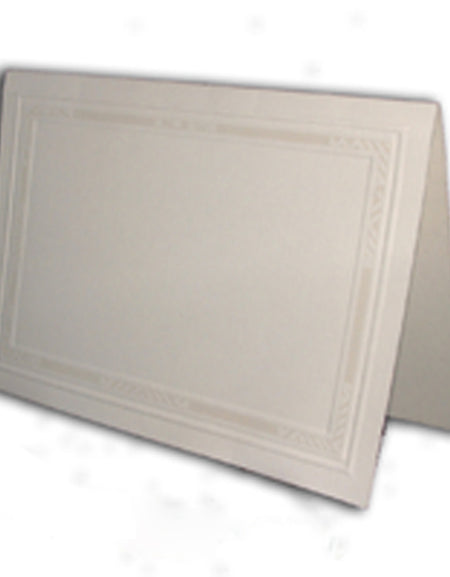 Panache 823 Pearlised border party invitation blank card