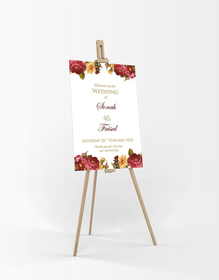 898 – A1 Mounted Welcome Poster