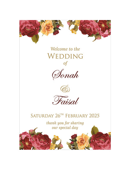 898 – A1 Mounted Welcome Poster