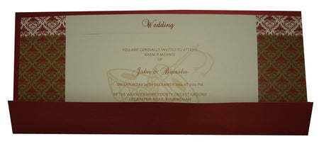 WD 613 Pocket Invitation with matching card envelope