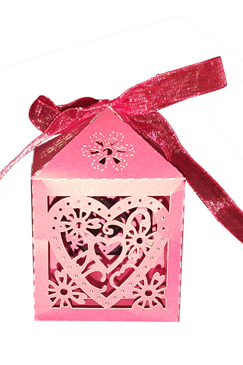 Load image into Gallery viewer, LC 002 Red Cube Heart Favour Box
