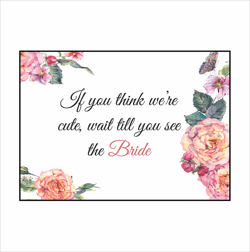 Orange Floral – A3 Poster