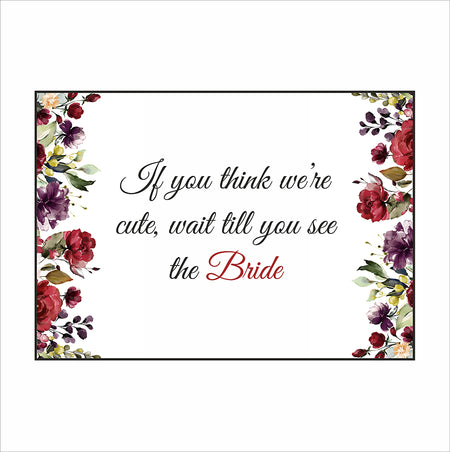 Maroon Rose – A3 Poster