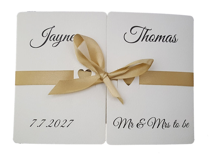 ABC 847 English Personalised Invitation