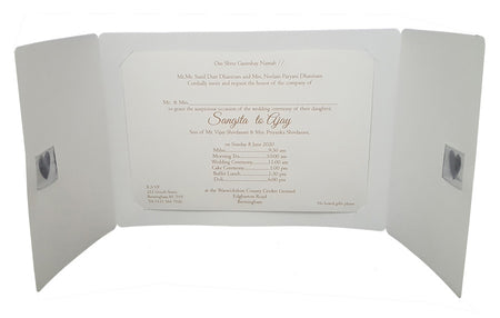 ABC 847 Hindu Personalised Invitation