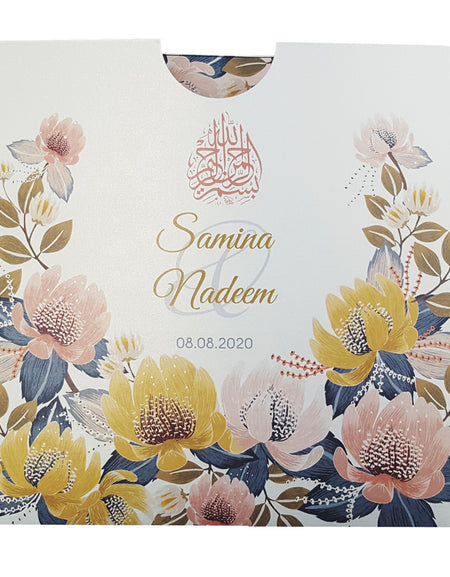 ABC 851 Muslim Personalised Pocket Invitation
