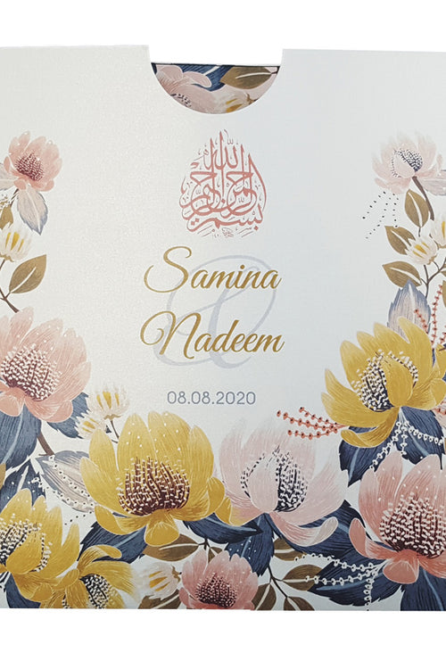 Load image into Gallery viewer, ABC 851 Muslim Personalised Pocket Invitation
