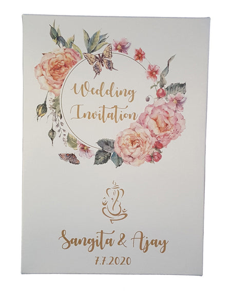 ABC 861 Hindu Personalised Box Invitation