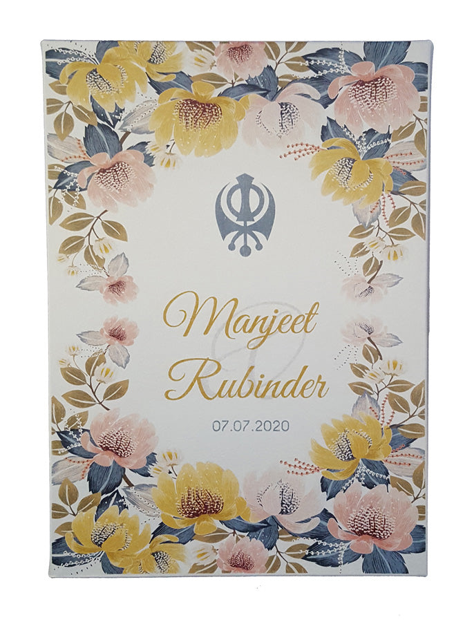 ABC 862 Sikh Personalised Box Invitation