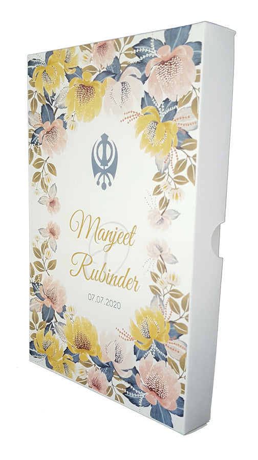 ABC 862 Sikh Personalised Box Invitation