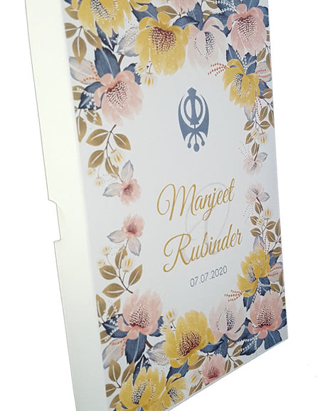 ABC 862 Sikh Personalised Box Invitation