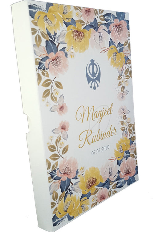 Load image into Gallery viewer, ABC 862 Sikh Personalised Box Invitation
