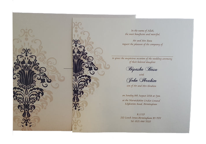 ABC 872 Personalised Invitation