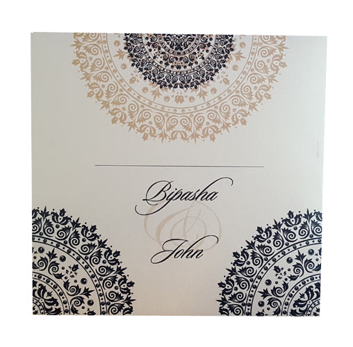 Elegant Arabesque Invitation ABC 875